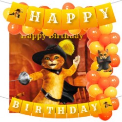 Kit decorativo Gato con Botas