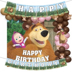 Kit decorativo Masha y el Oso