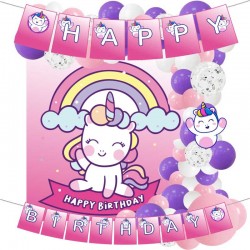 Kit decorativo Unicornio
