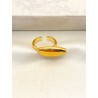 Anillo Retro Oval Acero