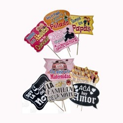 Letrero selfie fiesta