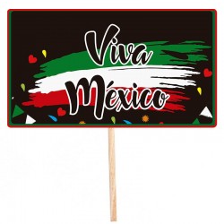 Letrero Selfie Viva Mexico