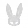 Máscara de conejo blanco