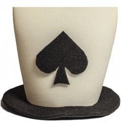 Sombrero hule espuma Cartas