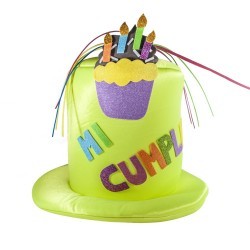 Sombrero mi Cumple de Tela