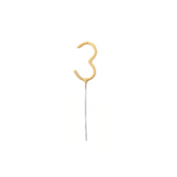 Vela número de bengala 3