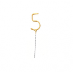 Vela número de bengala 5