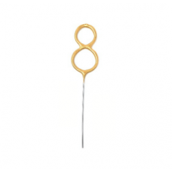 Vela número de bengala 8