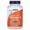 NOW Foods, Aceite de pescado con omega-3, 1000mg, 180EPA/120DHA, 200cápsulas blandas