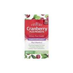 21st Century, Arándano rojo con probióticos, 60comprimidos