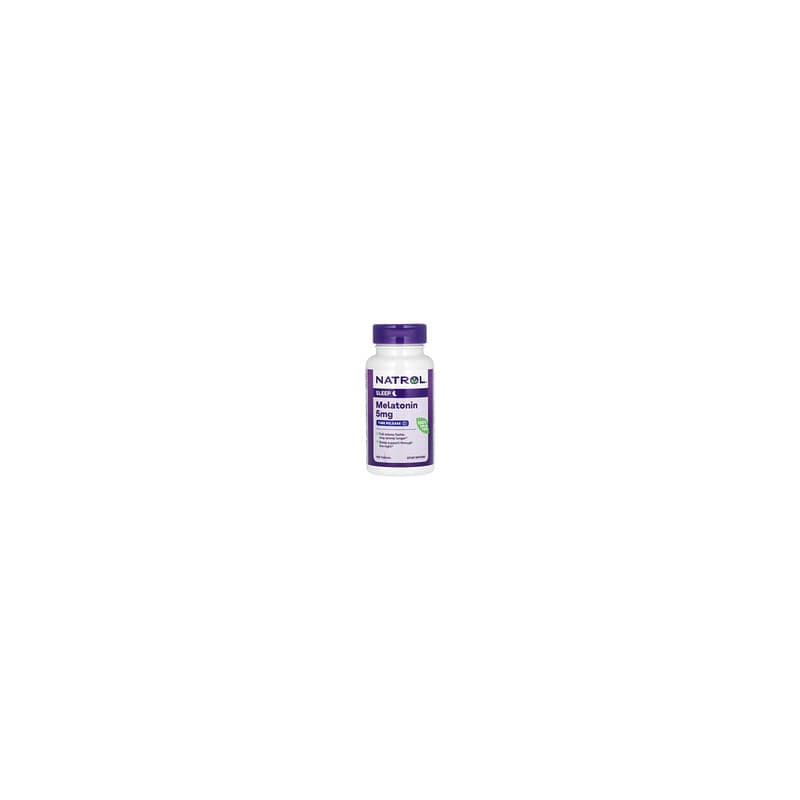 Natrol, Melatonina, Liberación prolongada, 5mg, 100comprimidos