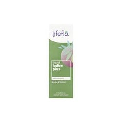 Life-flo, Yodo líquido plus, Con yoduro de potasio y yodo, Sin sabor, 150 mcg, 59 ml (2 oz. líq.)