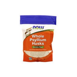 NOW Foods, Cáscaras de psilio enteras, Fibras solubles, 454g (16oz)