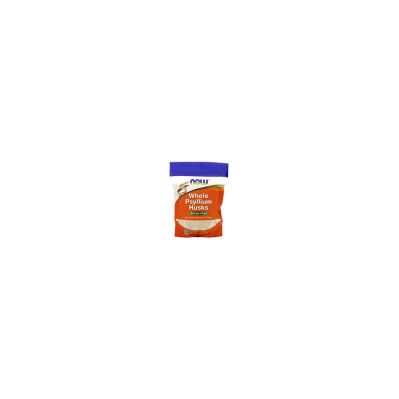 NOW Foods, Cáscaras de psilio enteras, Fibras solubles, 454g (16oz)