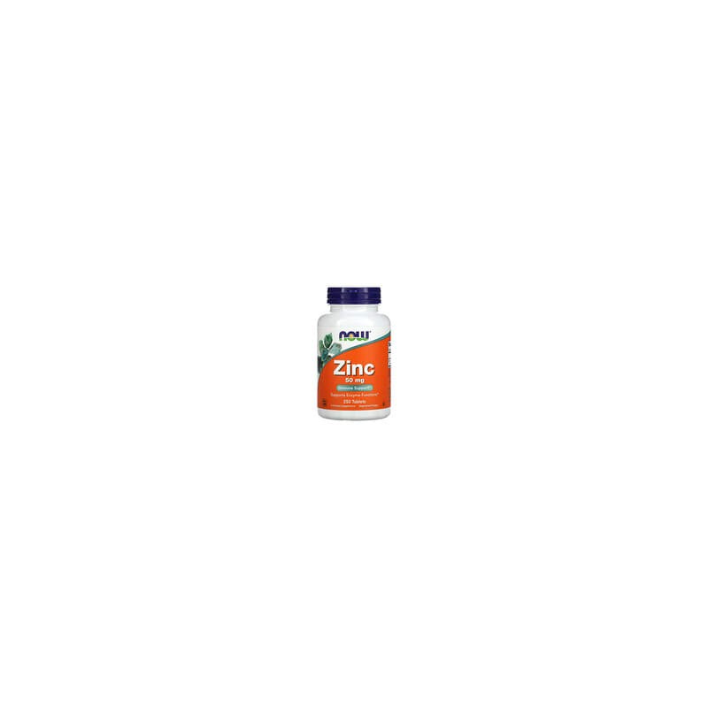 NOW Foods, Zinc, 50 mg, 250 Tabletas
