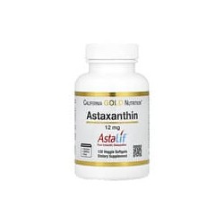 California Gold Nutrition, Astalif®, Astaxantina pura proveniente de Islandia, 12mg, 120cápsulas blandas vegetales