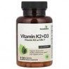 Futurebiotics, VitaminaK2 más vitaminaD3 con vitaminaK2 en forma de MK-7, 120cápsulas