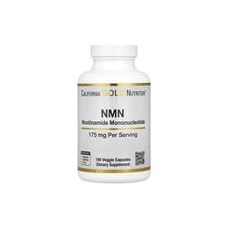 California Gold Nutrition, NMN, Mononucleótido de nicotinamida, 175mg, 180cápsulas vegetales