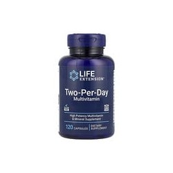 Life Extension, Suplemento multivitamínico V2, Dos cápsulas por día, 120 cápsulas