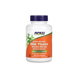 NOW Foods, Silimarina con doble concentración, 300mg, 200cápsulas vegetales