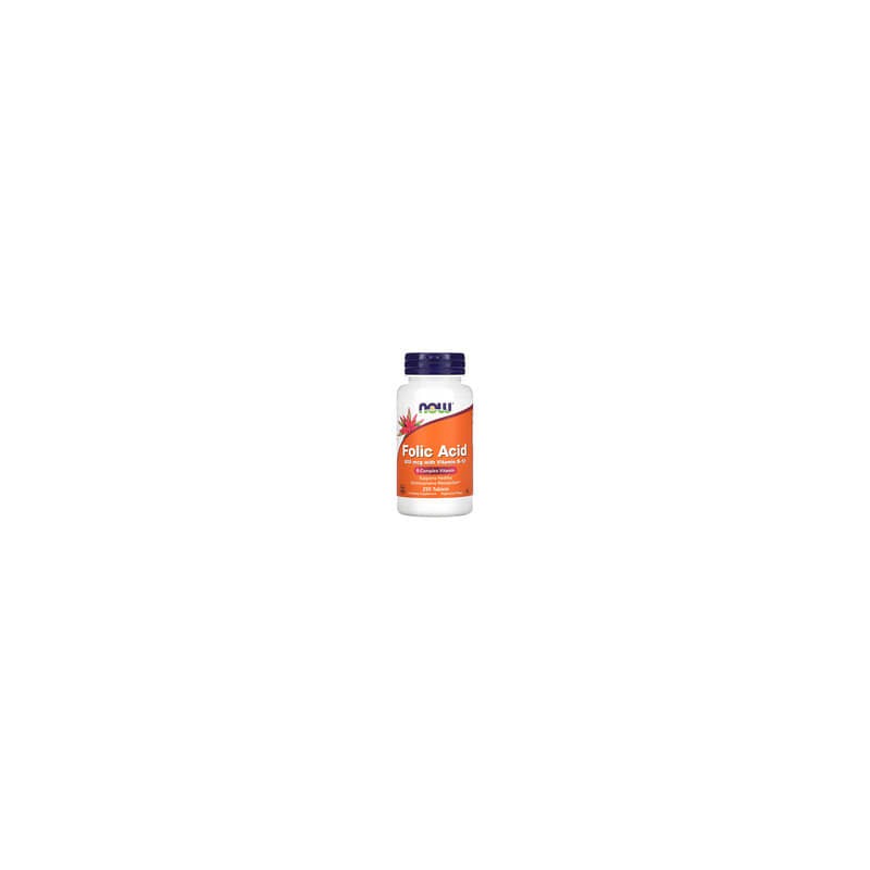 NOW Foods, Ácido fólico, 800mcg, 250comprimidos