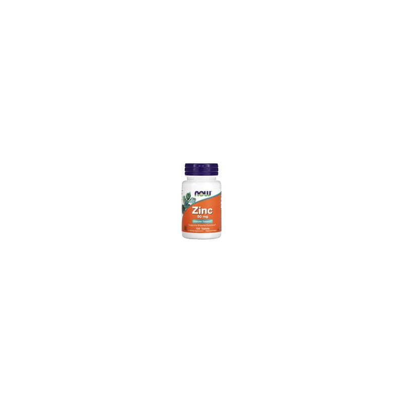 NOW Foods, Zinc, 50 mg, 100 comprimidos