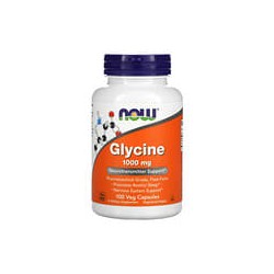 NOW Foods, Glicina, 1000mg, 100cápsulas vegetales