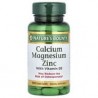 Nature's Bounty, Calcio, magnesio y zinc con vitaminaD3, 100comprimidos oblongos recubiertos