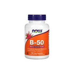 NOW Foods, B-50, 100 cápsulas vegetales