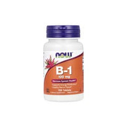 NOW Foods, B-1, 100 mg, 100 Comprimidos