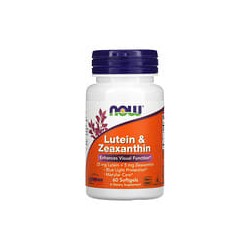 NOW Foods, Luteína y Zeaxantina, 60 cápsulas blandas