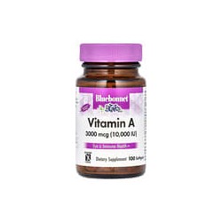 Bluebonnet Nutrition, VitaminaA, 3000mcg, 100cápsulas blandas