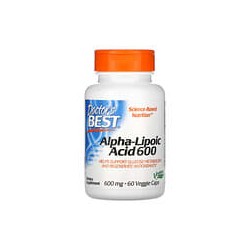 Doctor's Best, Ácido alfa-lipoico600, 600mg, 60cápsulas vegetales