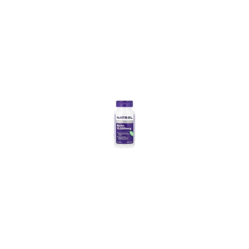 Natrol, Belleza, Biotina, 10.000mcg, 100comprimidos