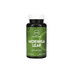 MRM Nutrition, Nutrition, Hoja de moringa, 60cápsulas veganas
