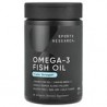 Sports Research, Aceite de pescado con omega-3, Triple concentración, 90cápsulas blandas