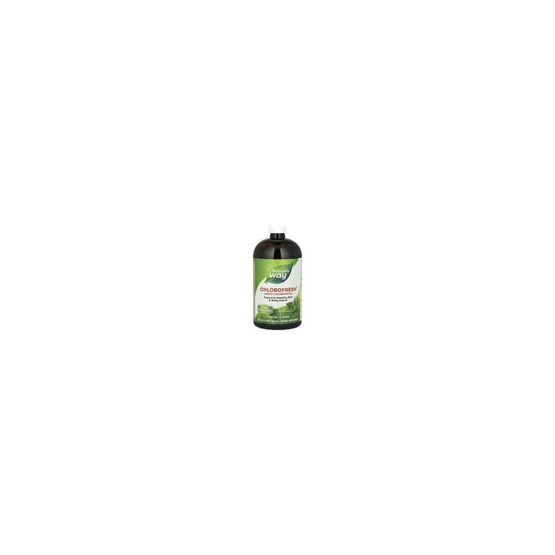 Nature's Way, Chlorofresh, Clorofila líquida, Menta, 132mg, 480ml (16oz.líq.) (132mg por cada 2cdas.)
