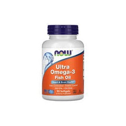 NOW Foods, Aceite de pescado con ultraomega-3, 90cápsulas blandas