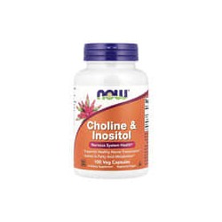 NOW Foods, Colina e inositol, 100cápsulas vegetales