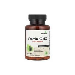 Futurebiotics, Vitamina K2 + D3, Concentración extra, 120 cápsulas