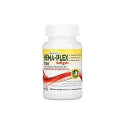 NaturesPlus, Hema-Plex, 60cápsulas blandas de acción rápida