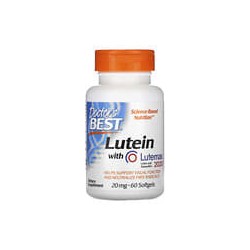 Doctor's Best, Luteína con Lutemax2020, 20mg, 60cápsulas blandas