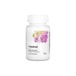 Thorne, Suplemento prenatal básico, 90cápsulas