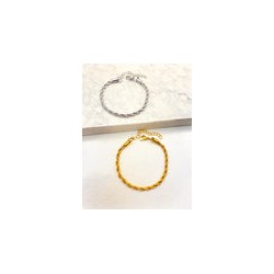 Pulsera Torsal 3 y 4mm Acero