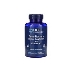 Life Extension, Restaurador óseo con vitaminaK2, 120cápsulas