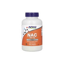 NOW Foods, NAC, 600mg, 250cápsulas