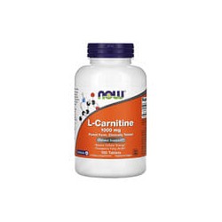 NOW Foods, L-carnitina, 1000mg, 100comprimidos