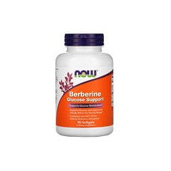 NOW Foods, Refuerzo para la glucosa con berberina, 90cápsulas blandas