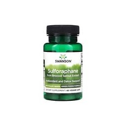 Swanson, Sulforafano proveniente del extracto de brote de brócoli, 400 mcg, 60 cápsulas vegetales