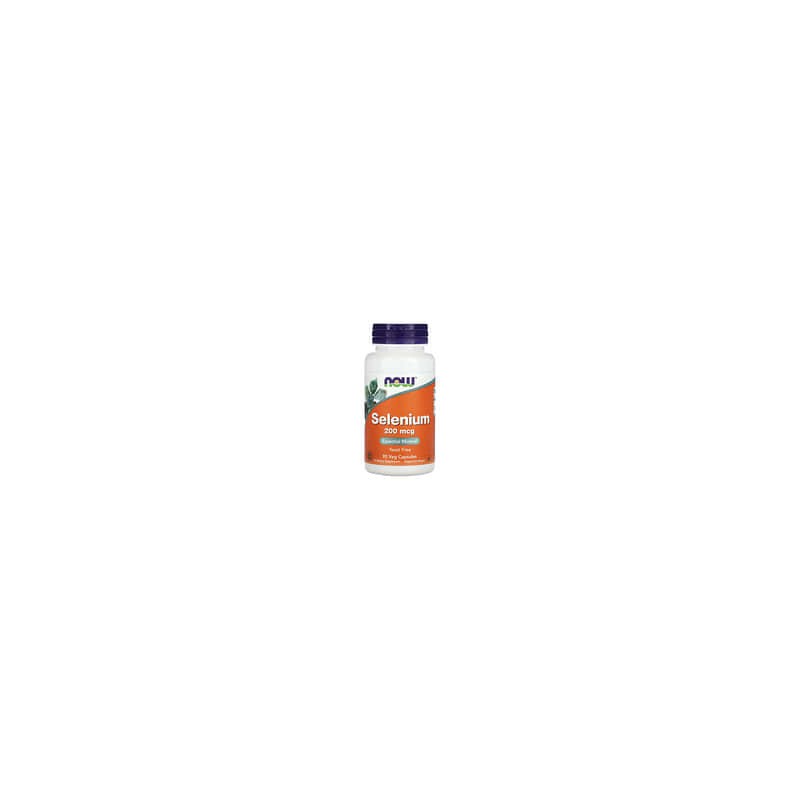 NOW Foods, Selenio, 200 mcg, 90 cápsulas vegetales